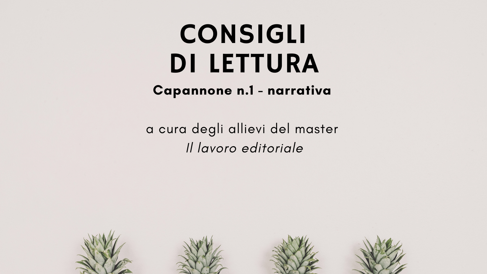 consigli di lettura - narrativa